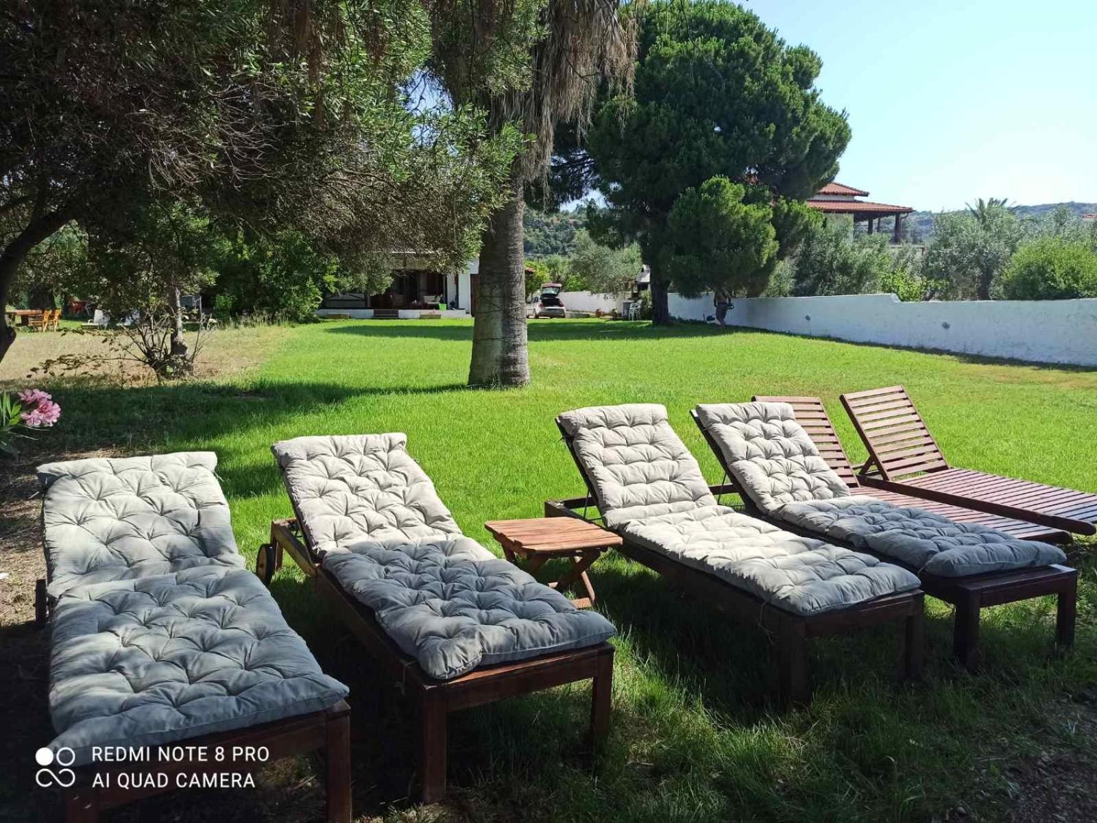 Seafront Villa Joan Nea Skioni Bagian luar foto